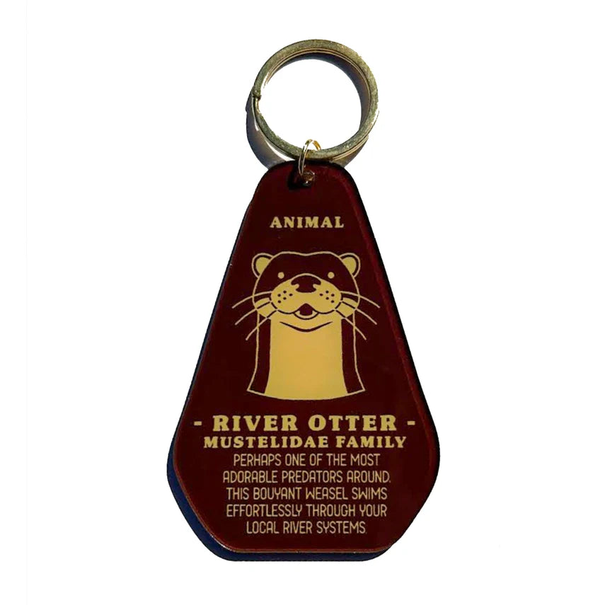 Otter Track Keychain