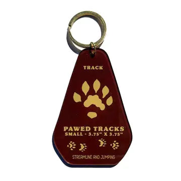 Otter Track Keychain