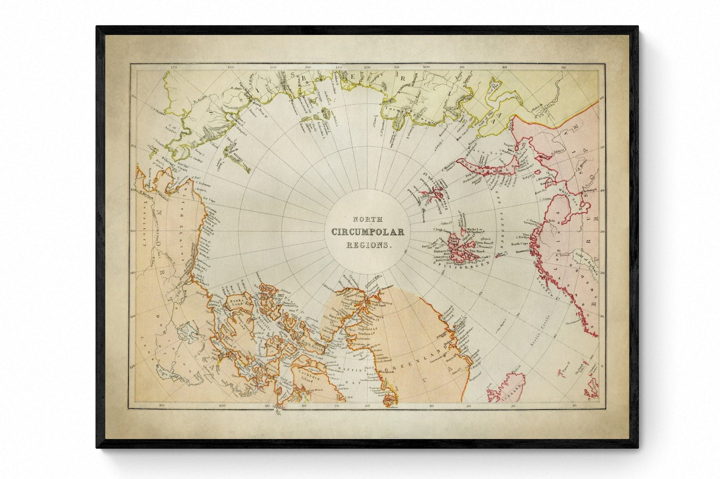 North Circumpolar Regions Map