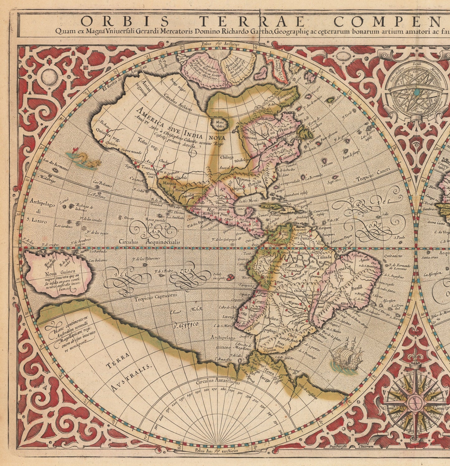 1587 / 1620 Orbis Terrae Compendiosa Descriptio