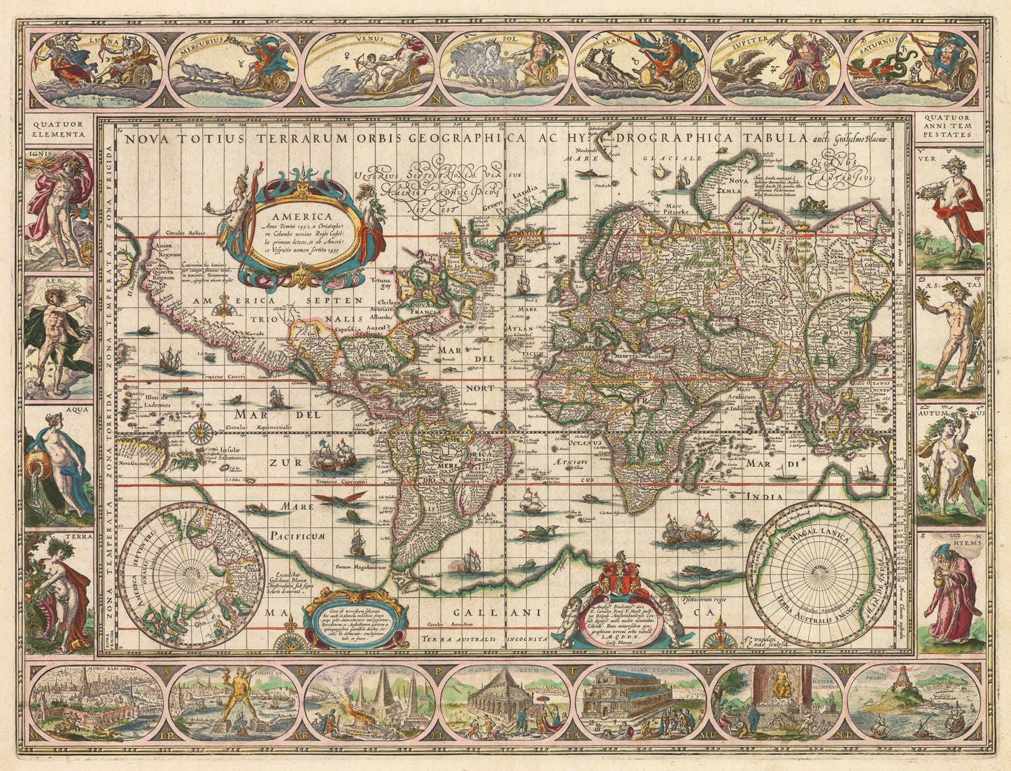 1631 Nova Totius Terrarum Orbis Geographica ac Hydrographica Tabula