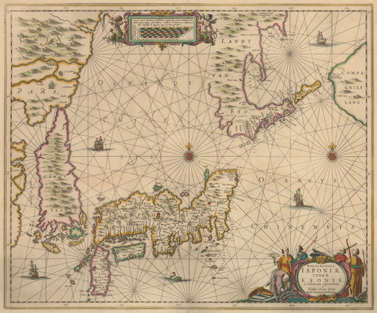 1658 Nova et Accurata Iaponiae, Terrae Esonis, ac Insularum Adjacentium¡­