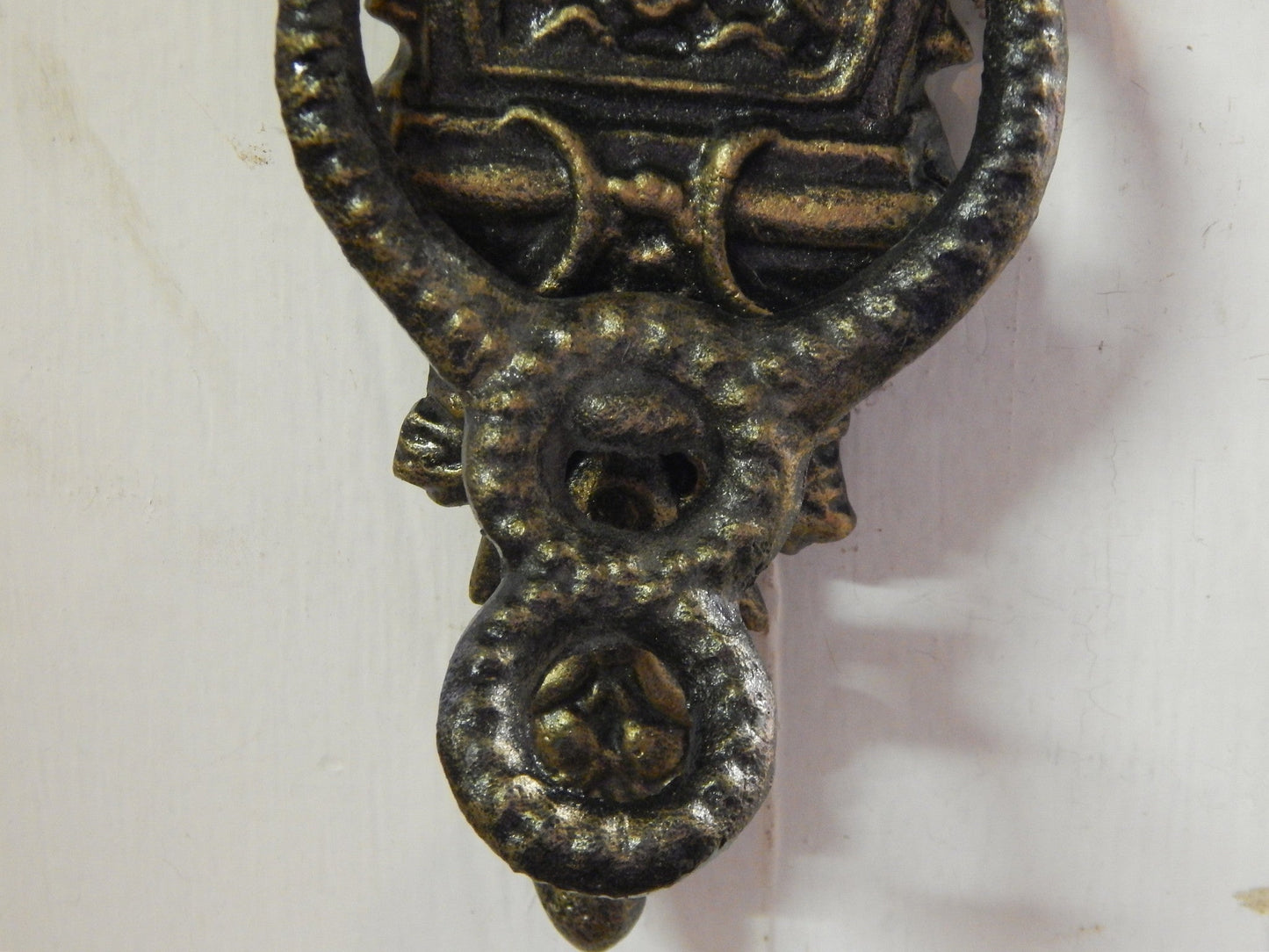 Door Knocker - Cast Iron Neptune Poseidon Man God