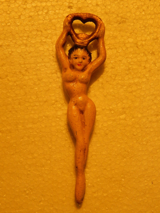 Bottle Opener -Cast  Iron  Lady Hand Held