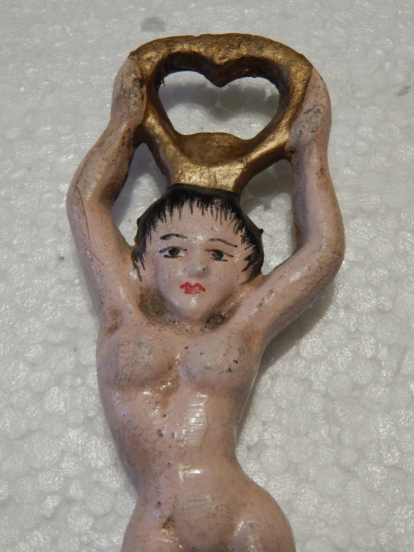 Bottle Opener -Cast  Iron  Lady Hand Held