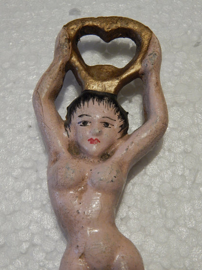 Bottle Opener -Cast  Iron  Lady Hand Held