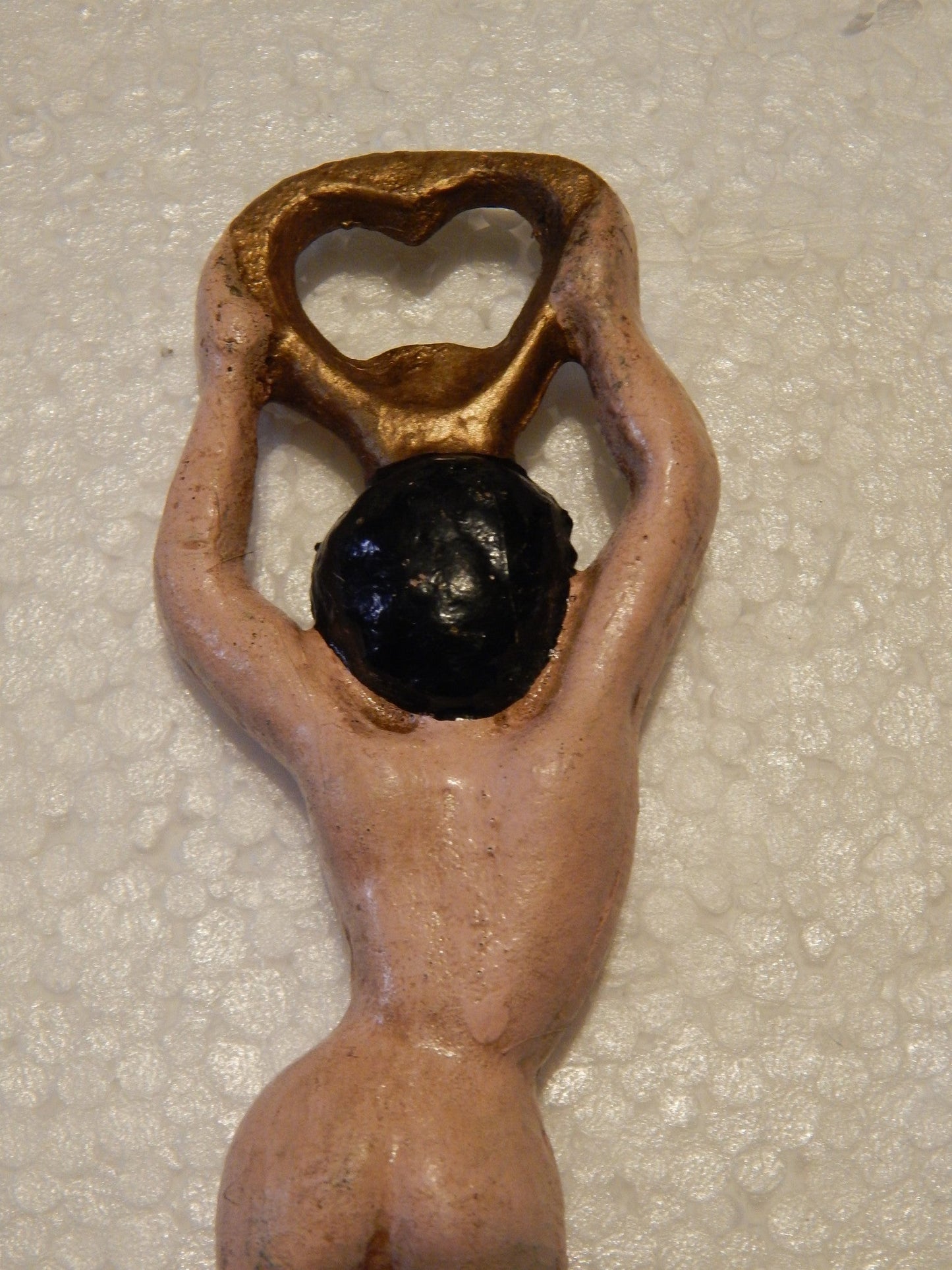 Bottle Opener -Cast  Iron  Lady Hand Held