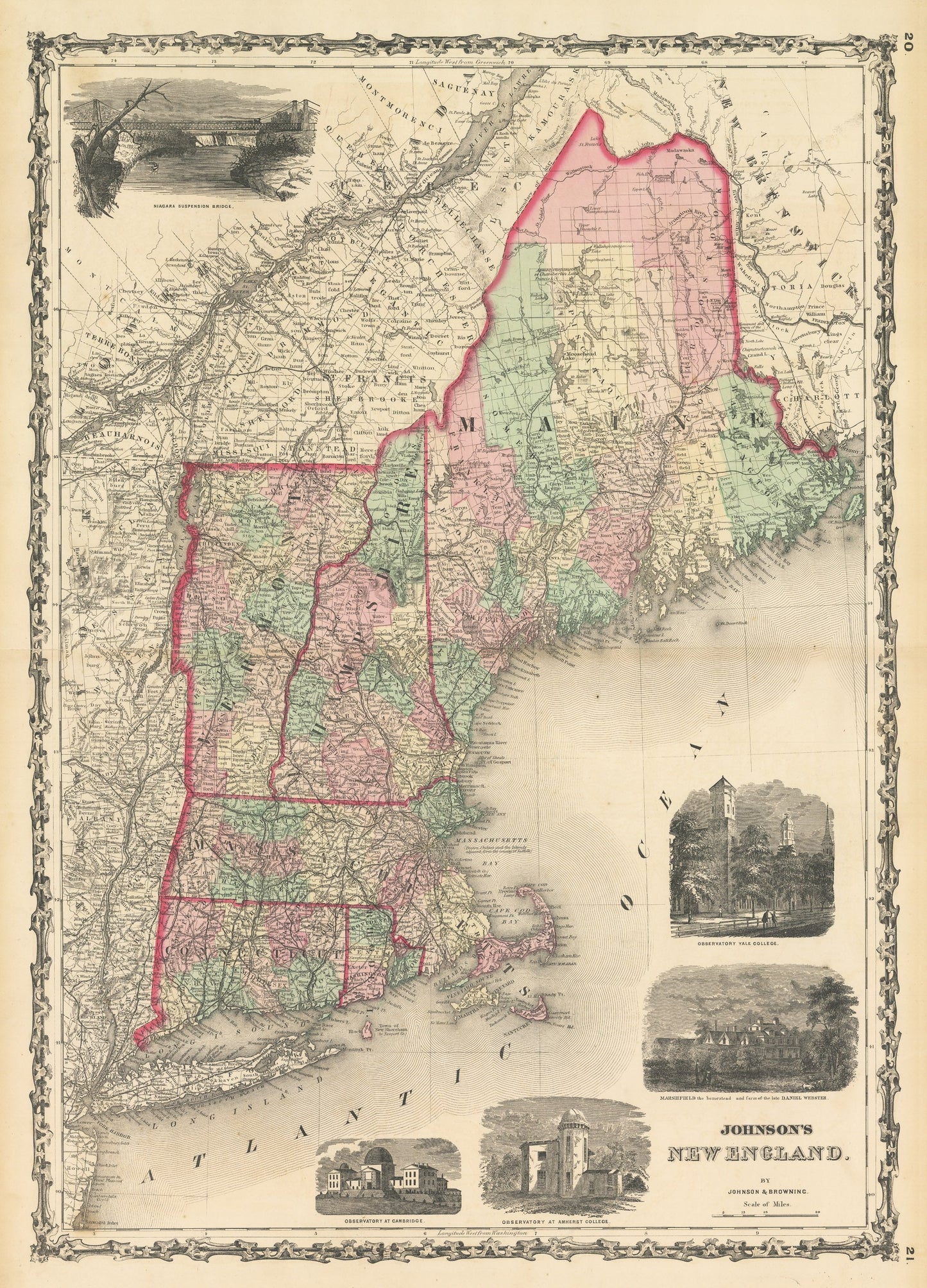 1861 Johnson's New England
