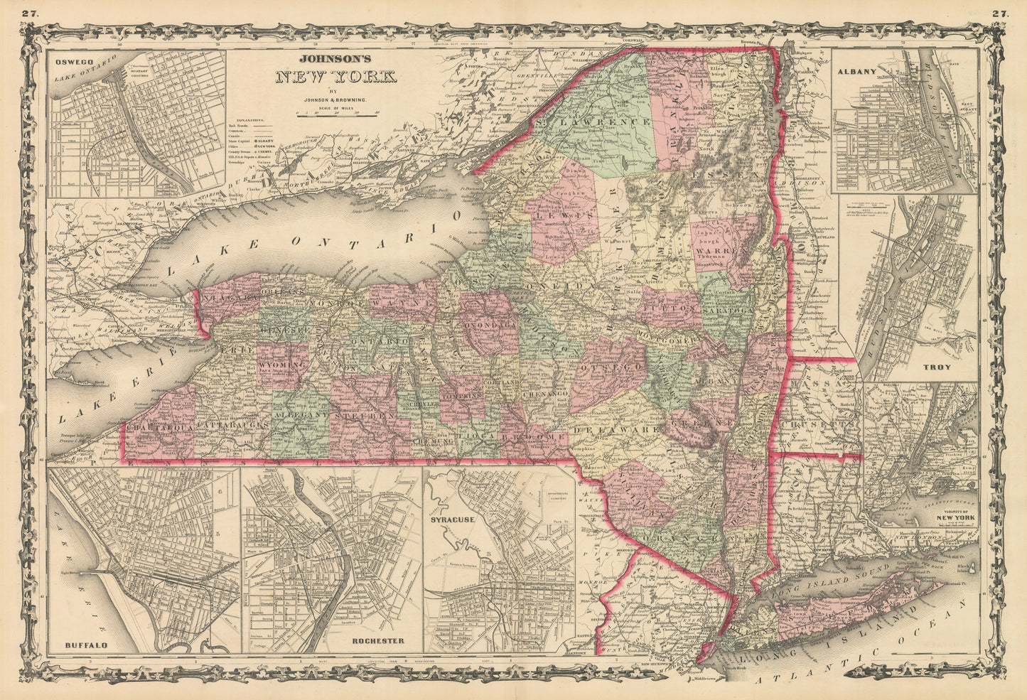 1861 Johnson's New York