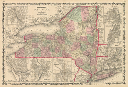 1861 Johnson's New York