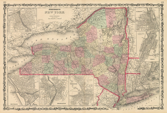 1861 Johnson's New York