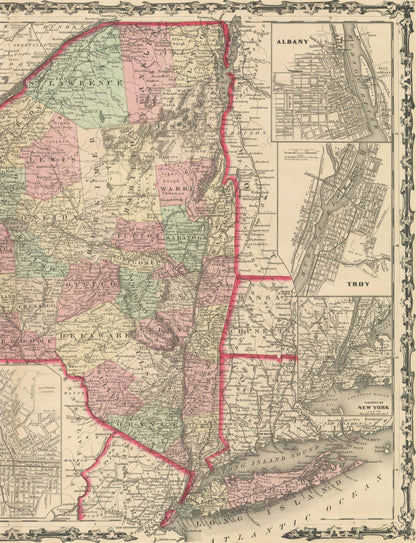 1861 Johnson's New York