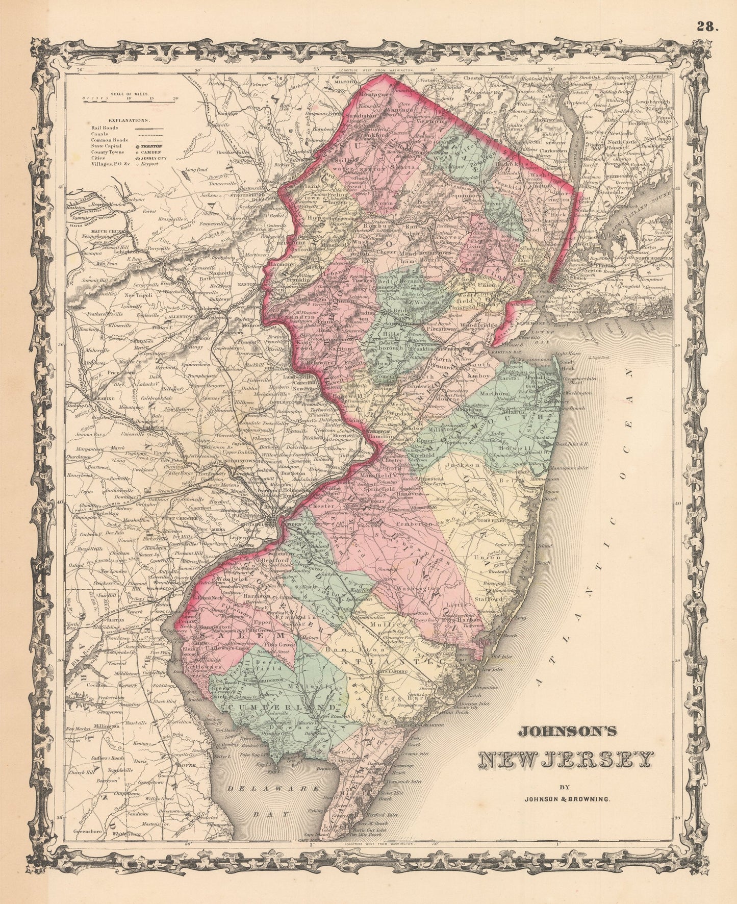 1861 Johnson's New Jersey