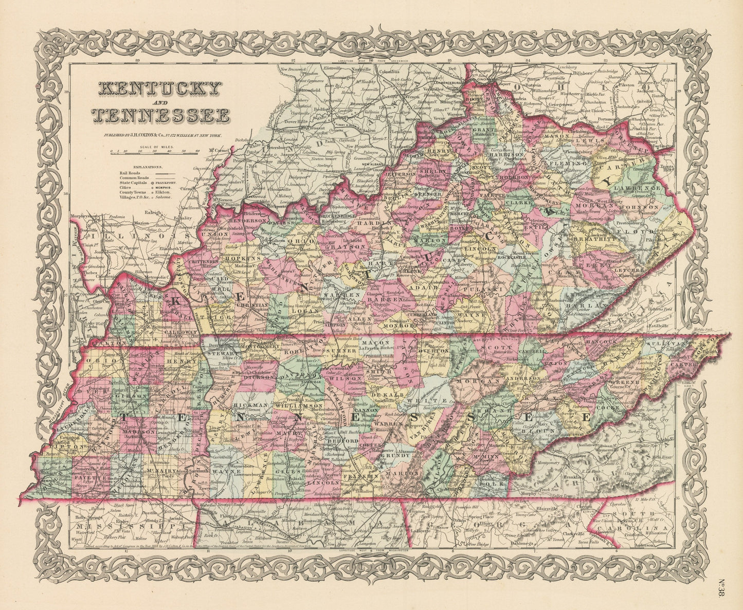 1856 Kentucky and Tennessee