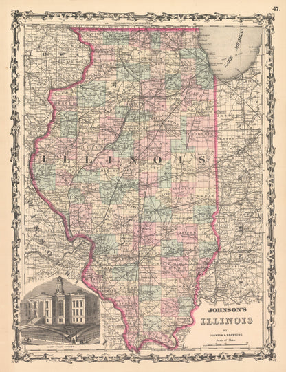 1861 Johnson's Illinois