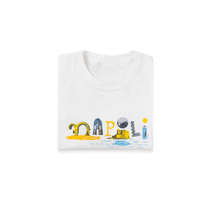 T-shirt Bambino con Stampa Arte Napoli ¨C Storia e Colore