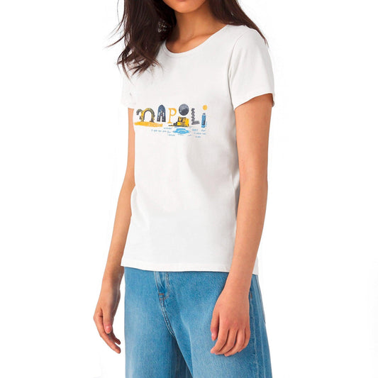 T-Shirt Donna con Stampa Artistica di Napoli ¨C Stile Unico e Autentico