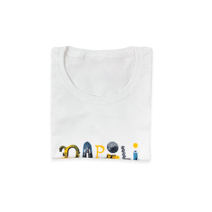 T-Shirt Donna con Stampa Artistica di Napoli ¨C Stile Unico e Autentico