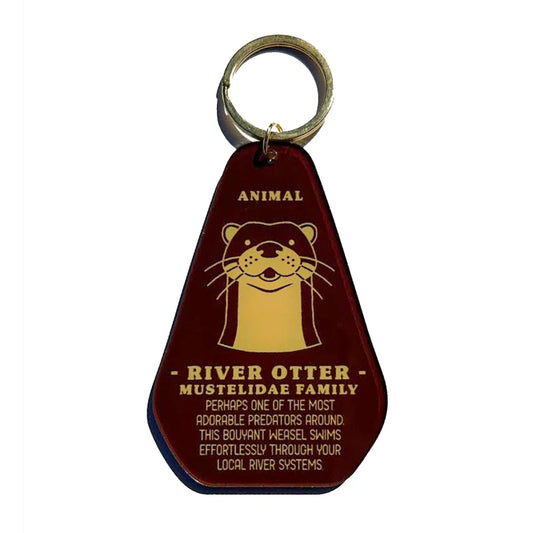 Otter Track Keychain