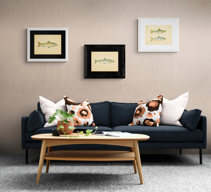 Parr and Samlet Fish Print