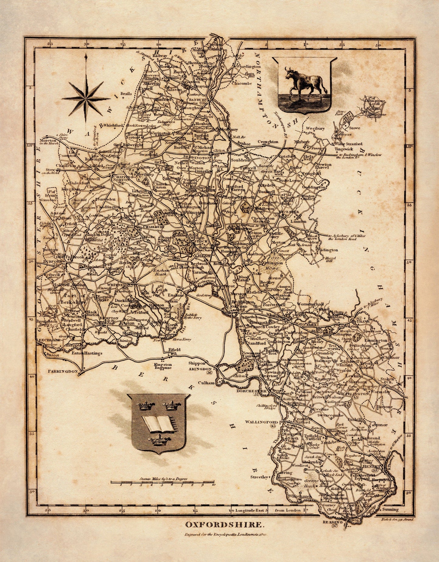 Oxfordshire in 1821