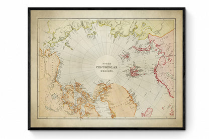 North Circumpolar Regions Map