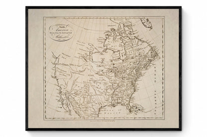 North America drawn from the latest and best Authorities dated 1787